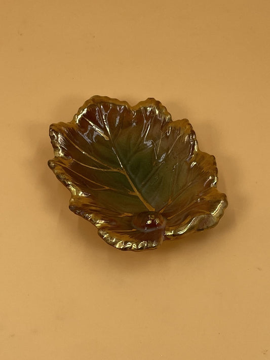 Vintage Leaf Trinket Dish