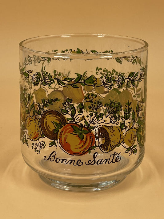 1970s Libbey Bonne Sante Vegetable 8 oz Glasses | Set of 6