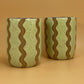 Mellow Ceramics Cup | Mint Wiggle