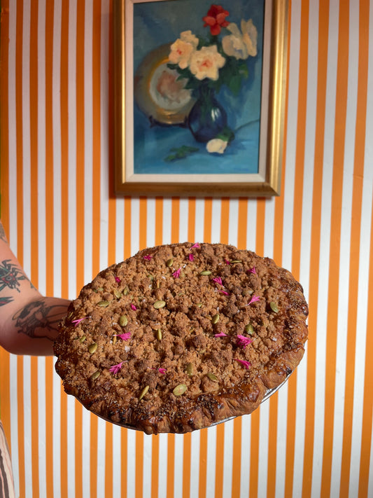 The Family Affair Pop-Up | Leetsy's Pumpkin Pie with Pepita-Pecan Streusel
