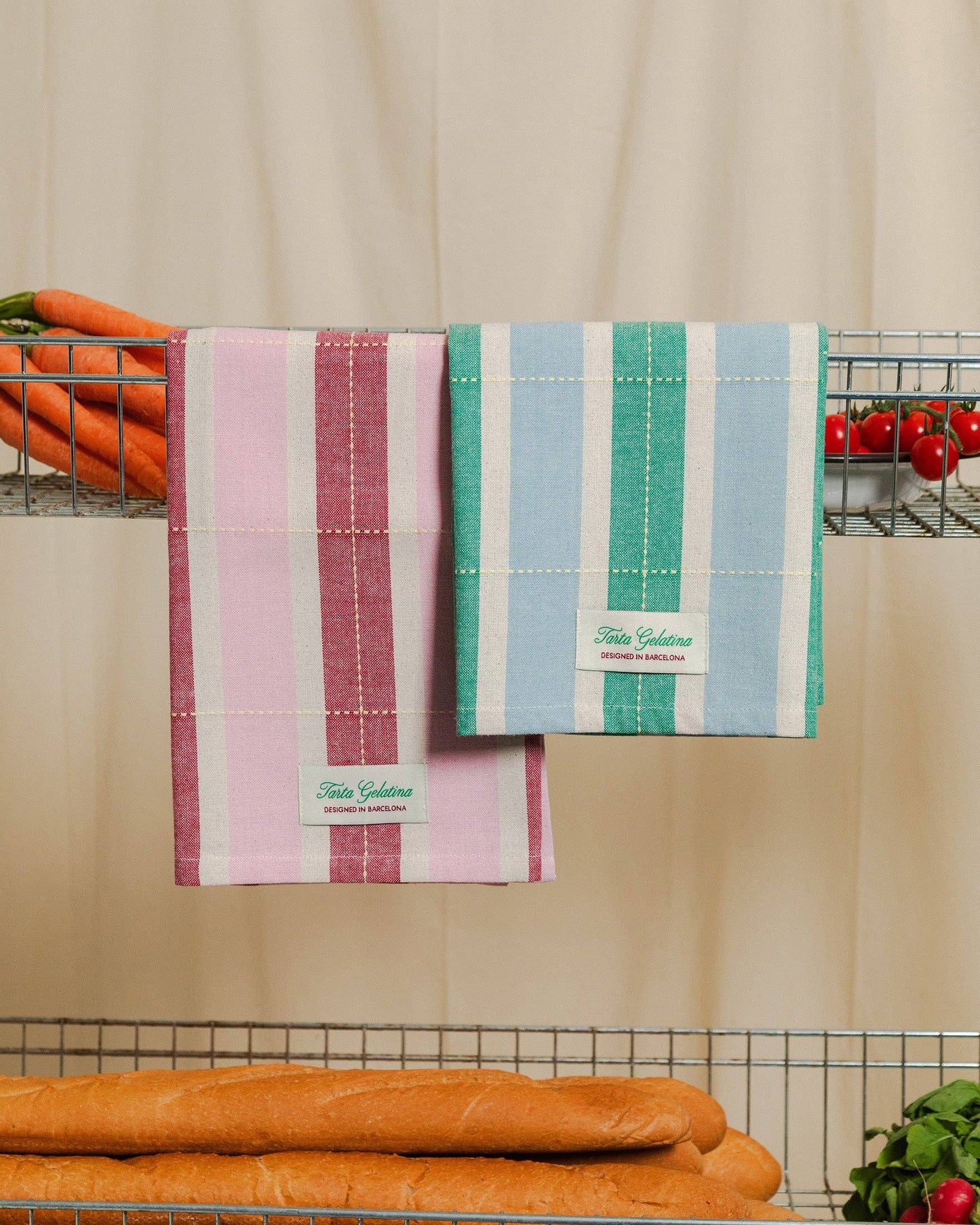 Tarta Gelatina Striped Tea Towels | Set of 2