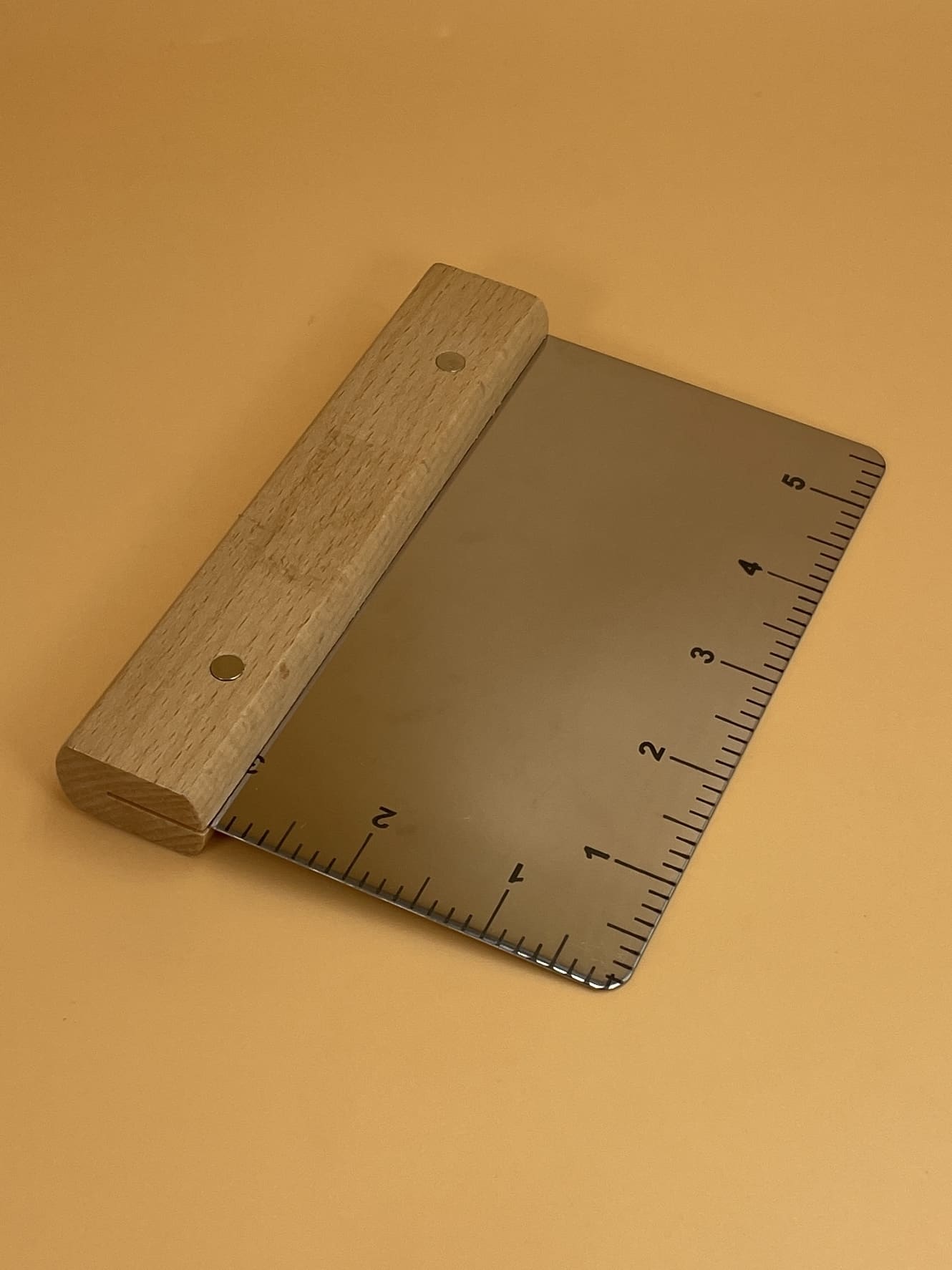 Stainless Steel Bench Knife with Measurements