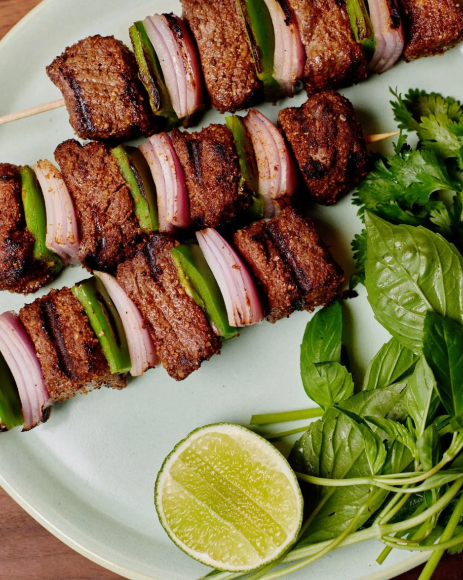 Occo Spice and Recipe Card | Pho Spiced Beef Shish Kebab (Chef Mei Lin)