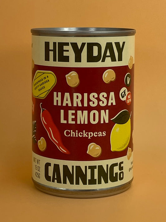 Heyday Canning Co. Harissa Lemon Chickpeas