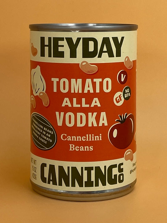 Heyday Canning Co. Tomato Alla Vodka Cannellini Beans